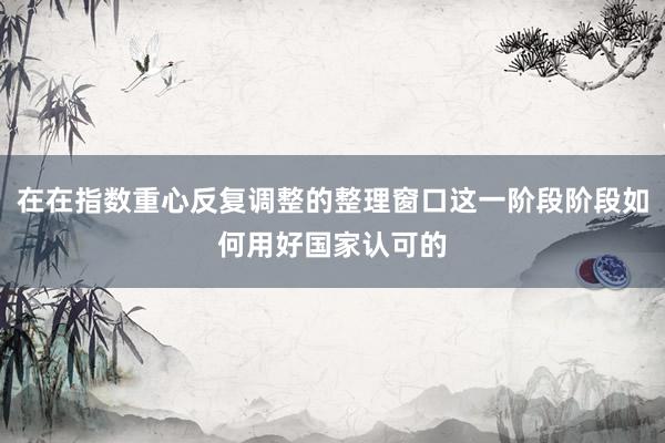 在在指数重心反复调整的整理窗口这一阶段阶段如何用好国家认可的