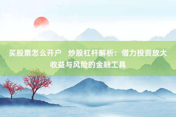 买股票怎么开户   炒股杠杆解析：借力投资放大收益与风险的金融工具