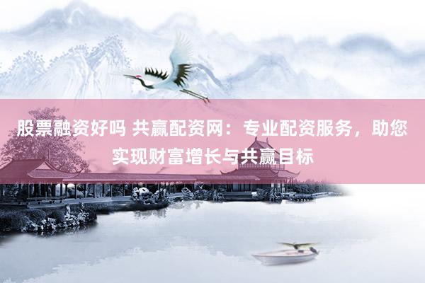 股票融资好吗 共赢配资网：专业配资服务，助您实现财富增长与共赢目标